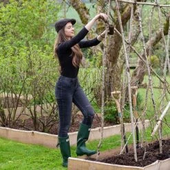 Head Gardener Hat (Black Pinstripe) -Orchard Lane Shop 784611Z