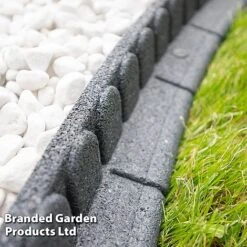 Lawnmower Friendly Flexi-Edge Border - Grey -Orchard Lane Shop EDGE MOWERGREY S48182