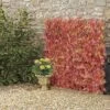 Expandable Artificial Red Acer Hedge Trellis
