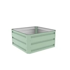 Metal Raised Garden Bed - Light Green 11 Metal Raised Garden Bed - Light Green -Orchard Lane Shop GB A cut
