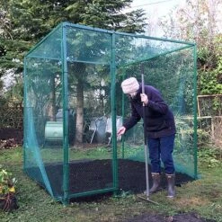 Walk In Heavy Duty Crop Cage & Plant Protection Grow House - 2x2x2m H -Orchard Lane Shop GHD DOOR PIC3