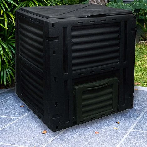 Idooka Compost Bin Garden Compost Accelerator - Outdoor Bin With Lid For House Plant Compost And Bark For Garden Soil For Vegetables 3 Idooka Compost Bin Garden Compost Accelerator - Outdoor Bin With Lid For House Plant Compost And Bark For Garden Soil For Vegetables