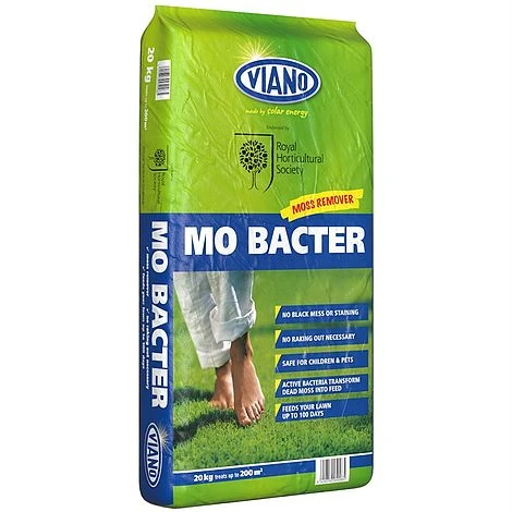 Viano MO Bacter Organic Lawn Fertiliser And Moss Killer 20kg 3 Viano MO Bacter Organic Lawn Fertiliser And Moss Killer 20kg
